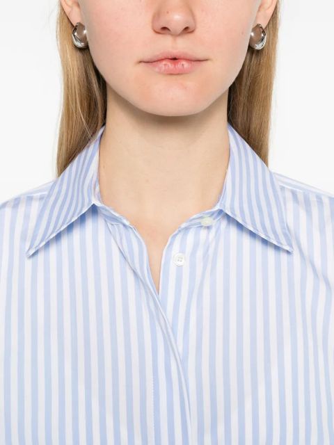 Max Mara stripe-pattern shirt - Blue