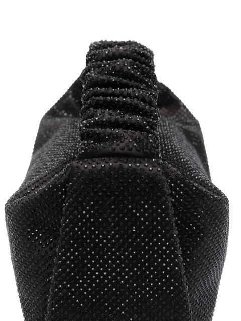 Alexander Wang Scrunchie crystal-embellished mini bag - Black