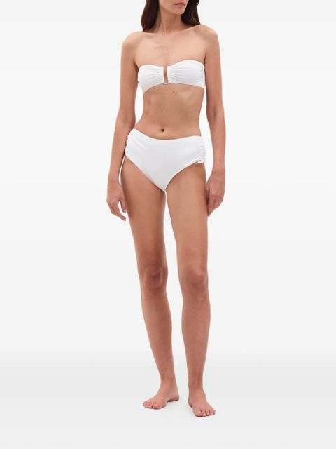 ERES Sofia ruched-side bikini bottoms - White