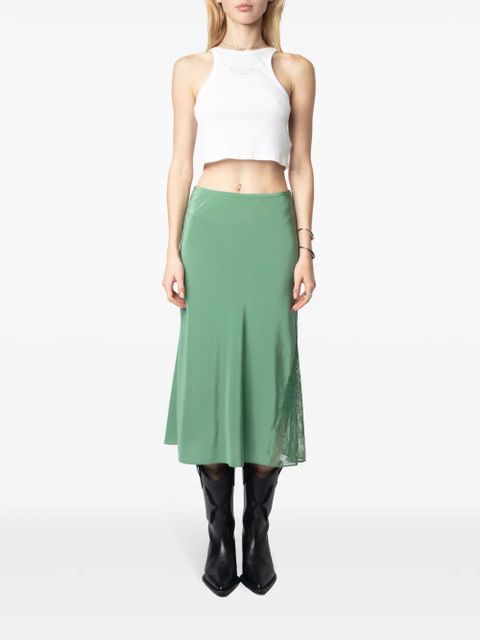 Zadig&Voltaire Jayla midi skirt - Green - zdjęcie produktu nr 2