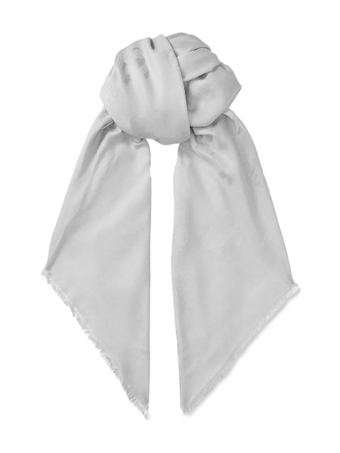 Jimmy Choo Emani scarf - White - zdjęcie produktu nr 2