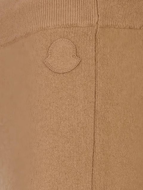 Moncler drawstring wool and cashmere-blend sweatpants - Neutrals