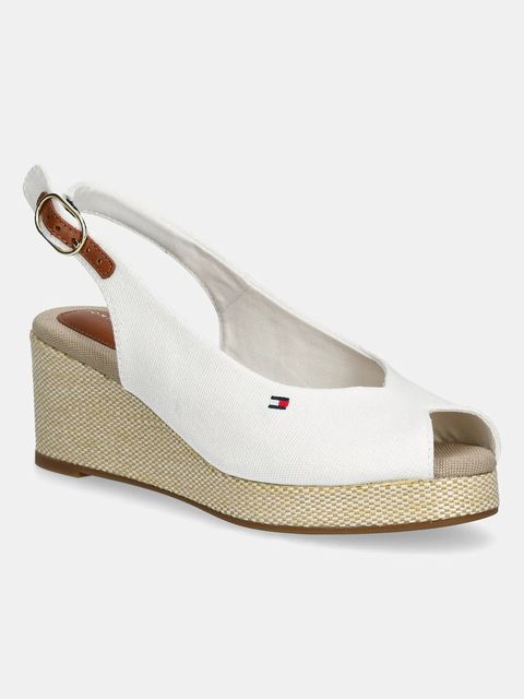 Tommy Hilfiger sandały FLAG MID WEDGE ESPAD SLINGBACK - zdjęcie produktu nr 2