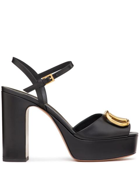 Valentino Garavani 115mm VLogo Signature sandals - Black - zdjęcie produktu nr 1