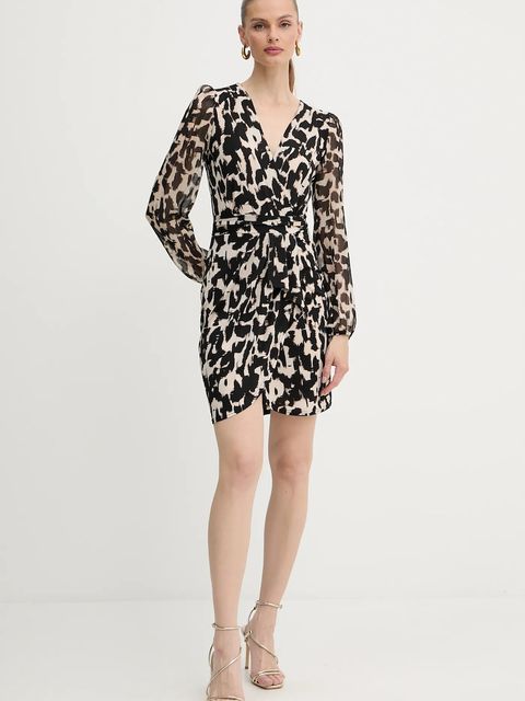 Morgan sukienka kolor brązowy mini rozkloszowana RITA - zdjęcie produktu nr 2