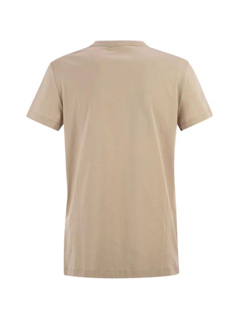 Max Mara Giovane monogram-embroidered T-shirt - Neutrals - zdjęcie produktu nr 2