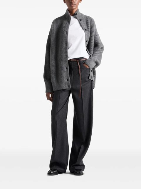 Prada enamel triangle logo T-shirt - White - zdjęcie produktu nr 2