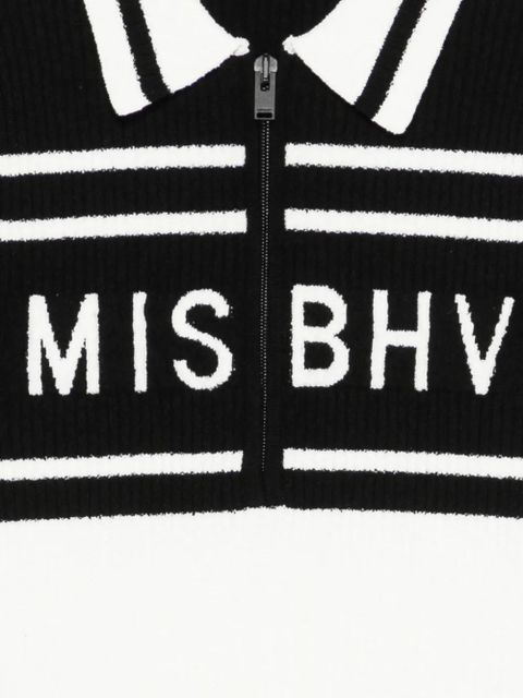 MISBHV striped polo - Black