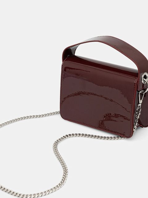 Blauer torebka kolor bordowy MIN01LUX - zdjęcie produktu nr 2