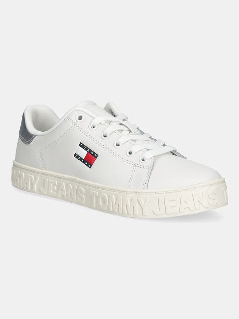 Tommy Jeans sneakersy skórzane TJW LOGO SNEAKER ESS - zdjęcie produktu nr 2