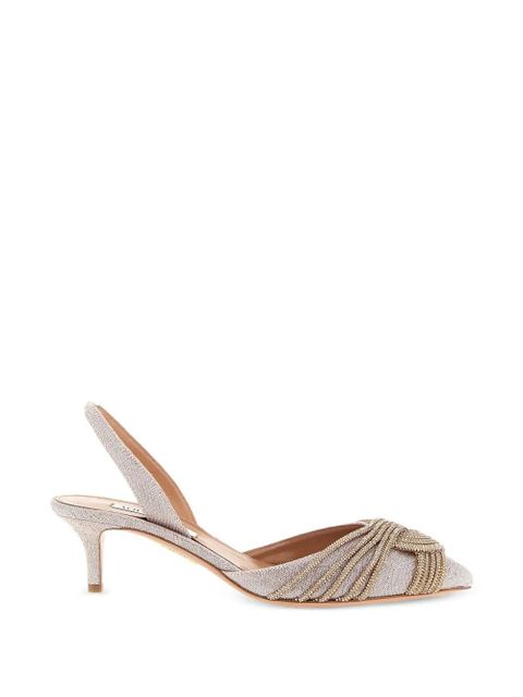 Aquazzura Gatsby slingback pumps - Neutrals - zdjęcie produktu nr 1