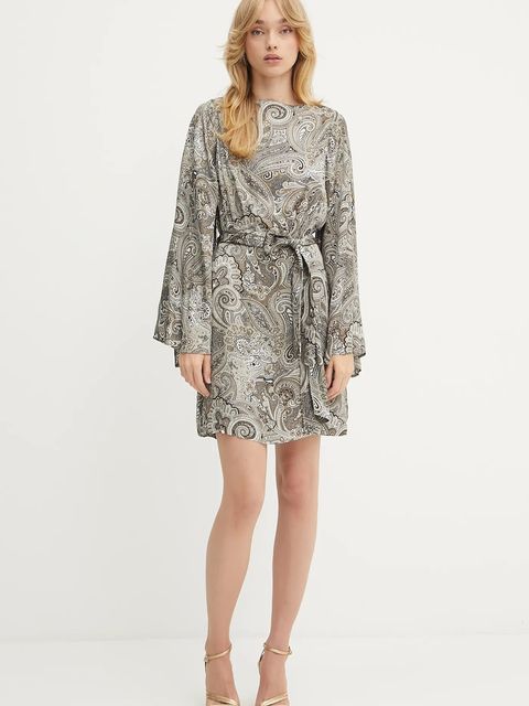 Marciano by Guess sukienka LOREDANA kolor brązowy mini prosta 5YGK40 7298A - zdjęcie produktu nr 2