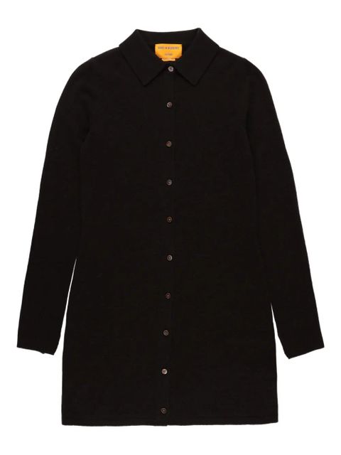 Guest In Residence Showtime buttoned shirt mini dress - Brown - zdjęcie produktu nr 1