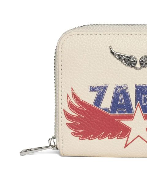 Zadig&Voltaire mini Gl America wallet - Neutrals