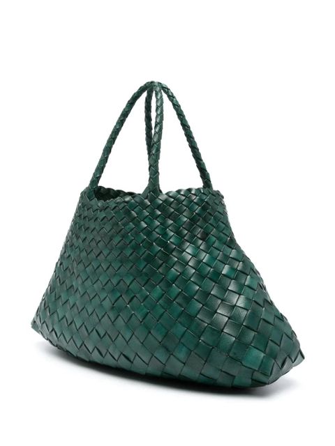 DRAGON DIFFUSION small Santa Croce leather bag - Green