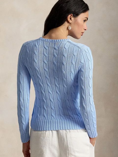 Polo Ralph Lauren sweter damski bawełniany PIMA COTTON-LSL-PLO - zdjęcie produktu nr 1