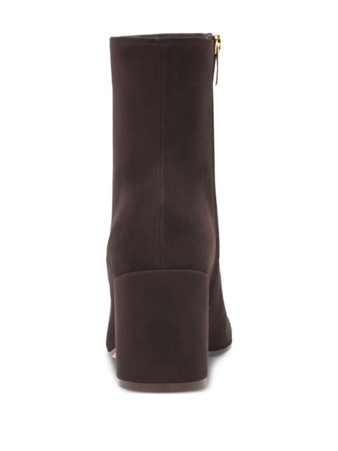 Gianvito Rossi block-heel suede boots - MOKA - zdjęcie produktu nr 2