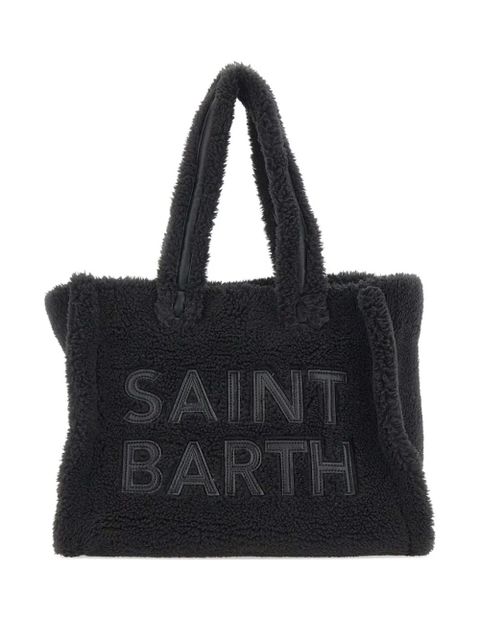 MC2 Saint Barth Colette Teddy embroidered tote bag - Black - zdjęcie produktu nr 1