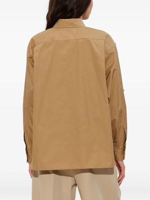 Max Mara flap-pocket cotton shirt - Neutrals