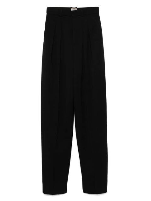 Saint Laurent pleated trousers - Black - zdjęcie produktu nr 1