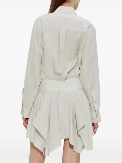 Alexander Wang shirt-style mini dress - Neutrals