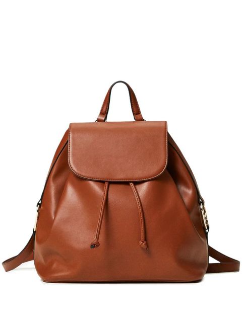TWINSET logo-plaque backpack - Brown - zdjęcie produktu nr 1