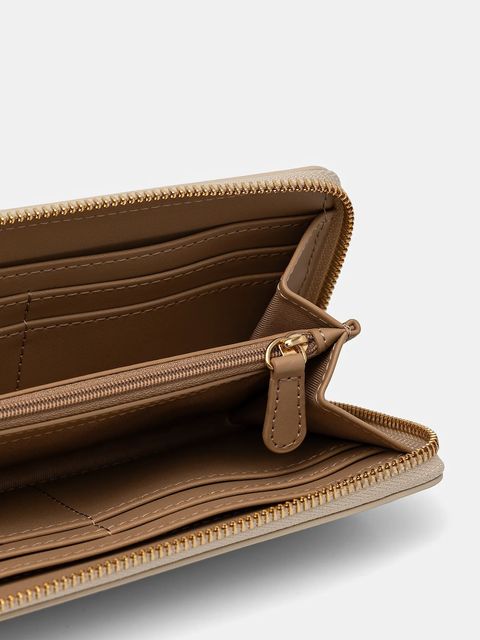 Love Moschino portfel damski kolor beżowy JC5611PP1