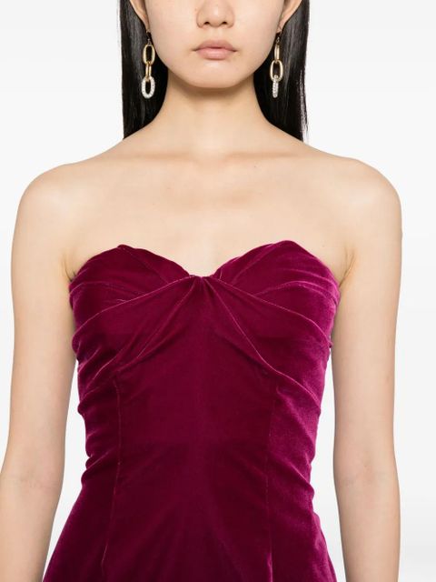 TOM FORD draped-detail dress - Purple