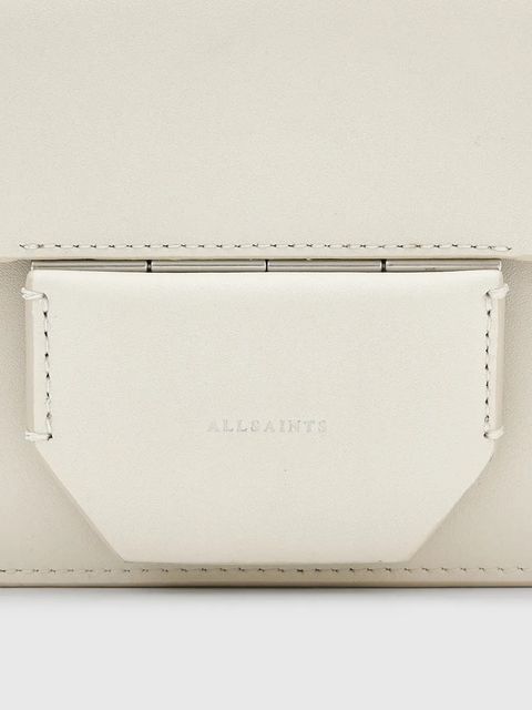 AllSaints torebka skórzana ANN kolor biały W122XC