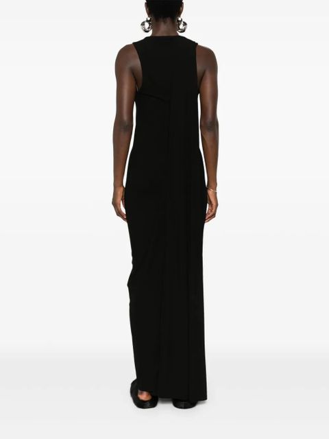 Balenciaga draped maxi dress - Black