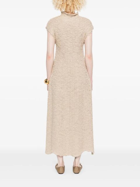 KHAITE silk-blend dress - Neutrals