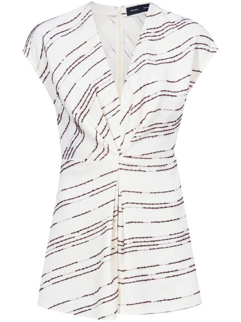 Proenza Schouler Stella striped blouse - White
