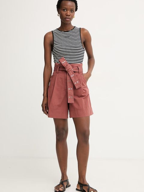 BOSS Orange szorty damskie bawełniane z elastanem C Tulina-D - zdjęcie produktu nr 1