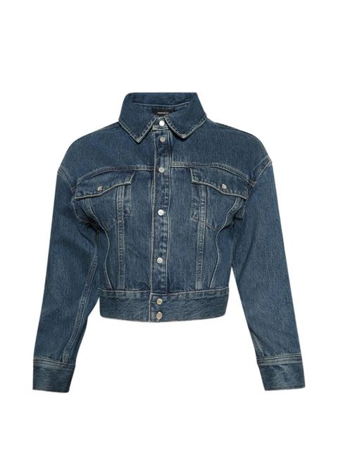 WARDROBE.NYC buttoned cropped jacket - Blue - zdjęcie produktu nr 1