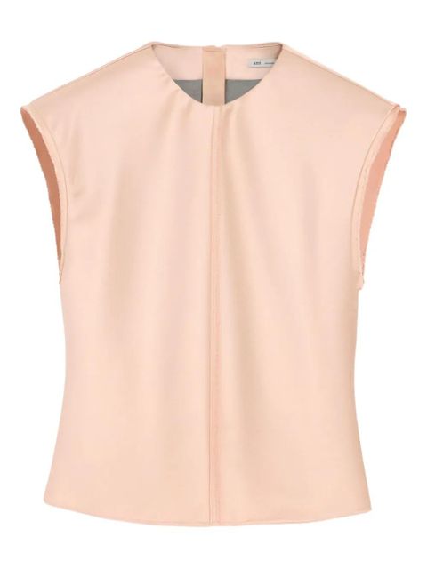 AMI Paris raw-edge sleeveless top - Pink - zdjęcie produktu nr 1