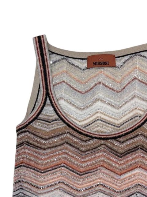 Missoni chevron-patterned top - Neutrals - zdjęcie produktu nr 2
