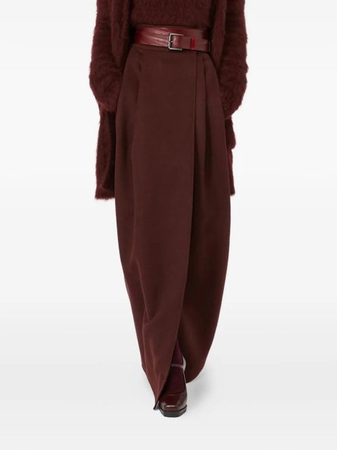 Max Mara pleated wrap skirt - Red - zdjęcie produktu nr 1