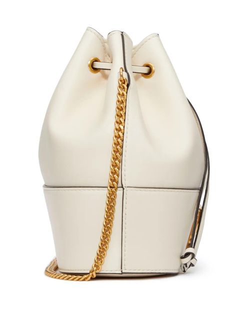 Valentino Garavani Vlogo chain-strap leather mini bag - White