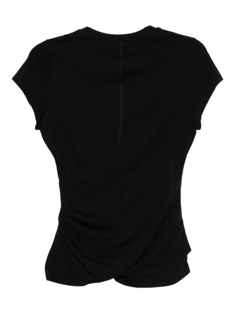 3.1 Phillip Lim draped T-shirt - Black - zdjęcie produktu nr 2