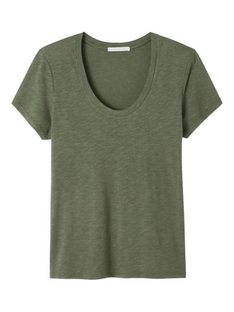 American Vintage Jacksonville short-sleeves scoop-neck T-shirt - Green - zdjęcie produktu nr 1
