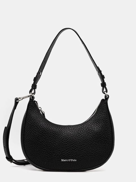 Marc O'Polo torebka skórzana kolor czarny 5000009284 - zdjęcie produktu nr 1