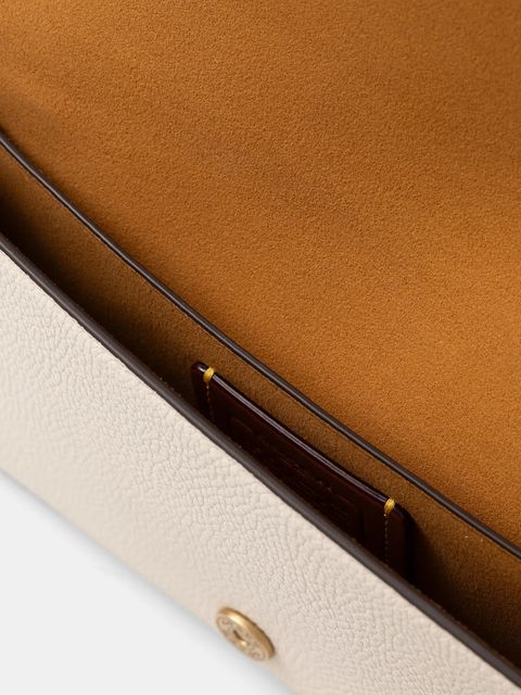 Coach torebka skórzana Mila kolor beżowy CAO01