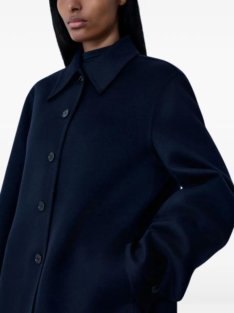 Jil Sander single-breasted coat - Blue