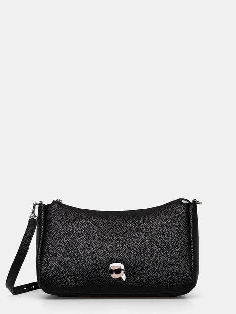 Karl Lagerfeld torebka IKON kolor czarny A1W30493 - zdjęcie produktu nr 1