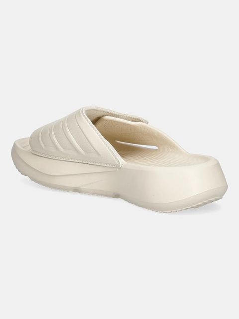 adidas klapki Lightblaze Slide damskie kolor beżowy na platformie JS3586 - zdjęcie produktu nr 2