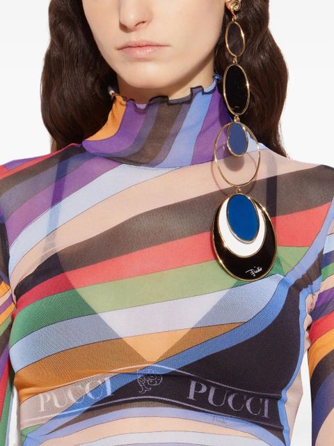 PUCCI Bersaglio drop earring - Gold