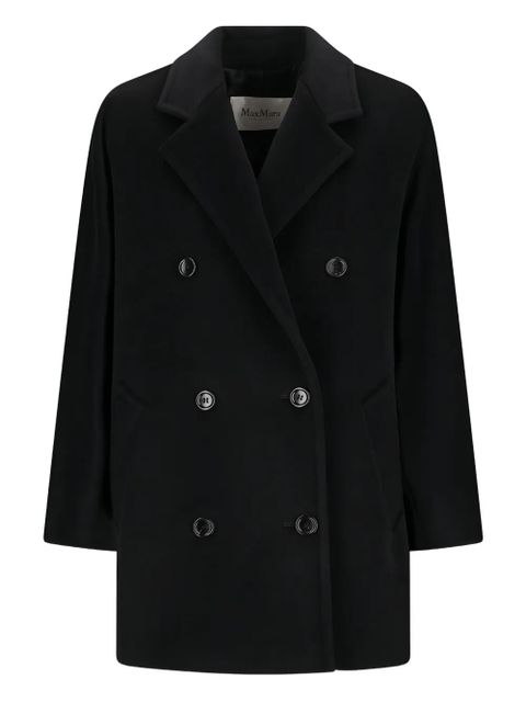 Max Mara double-breasted wool coat - Black - zdjęcie produktu nr 1