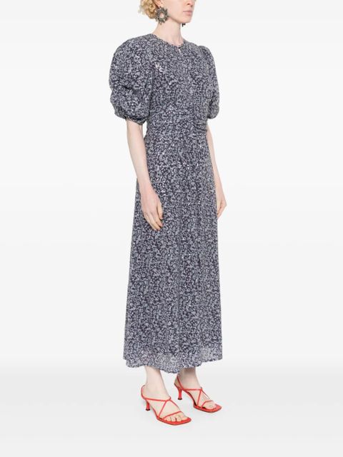 ROTATE BIRGER CHRISTENSEN sequinned printed maxi dress - Purple - zdjęcie produktu nr 2