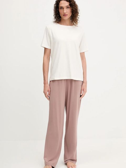 BOSS piżama damska kolor beżowy 50545568 - zdjęcie produktu nr 1