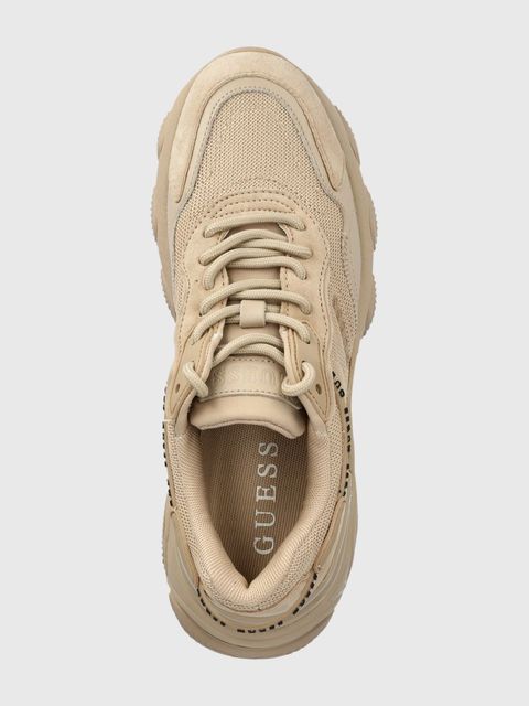 Guess sneakersy MICOLA kolor beżowy FL7MIC LEA12